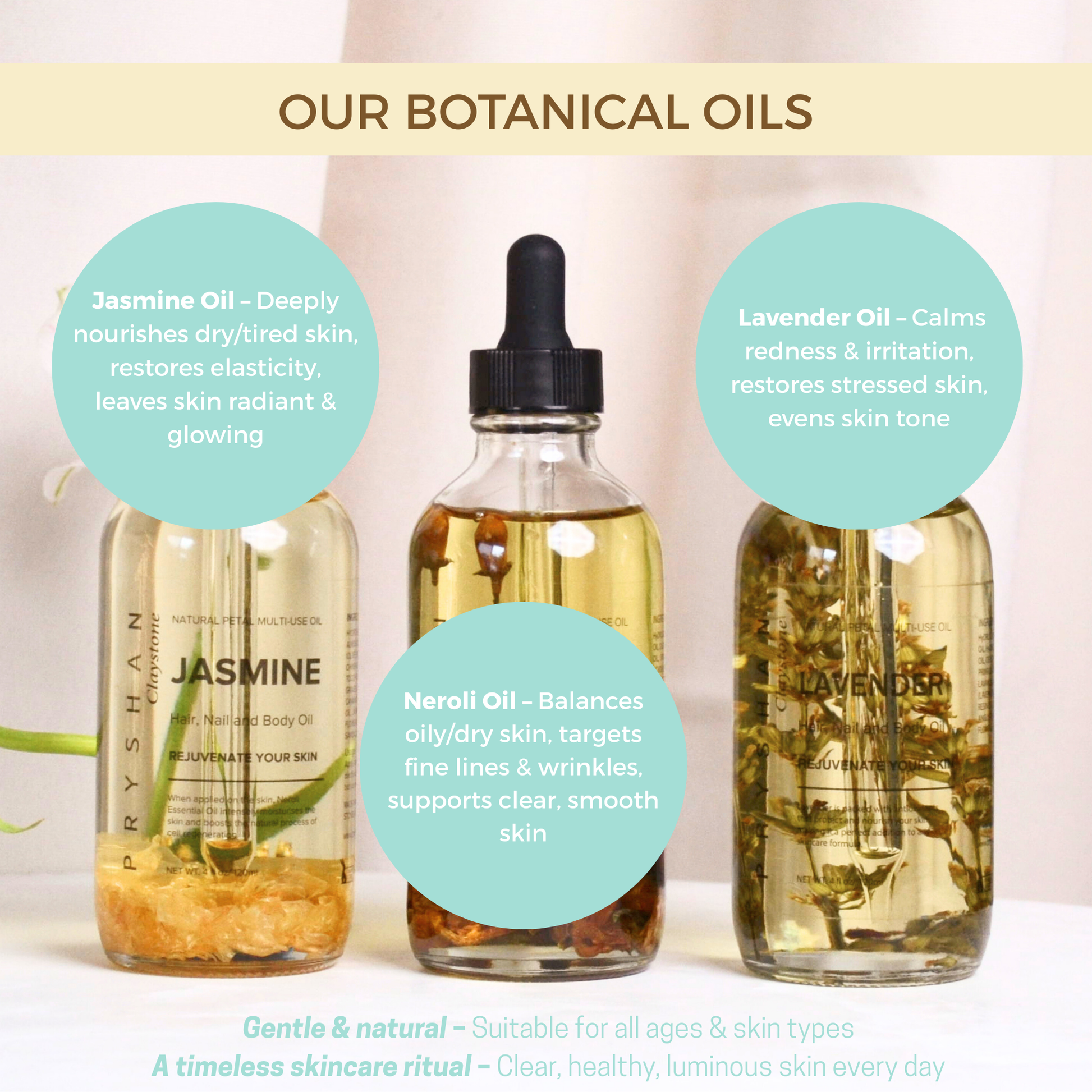 Pryshan Botanical Multi-Use Oil - Your Choice Of 1 Oil