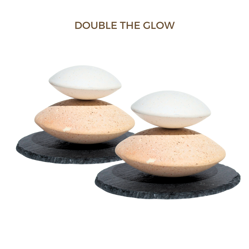 Double The Glow - 2x Pryshan Clay Stone Sets
